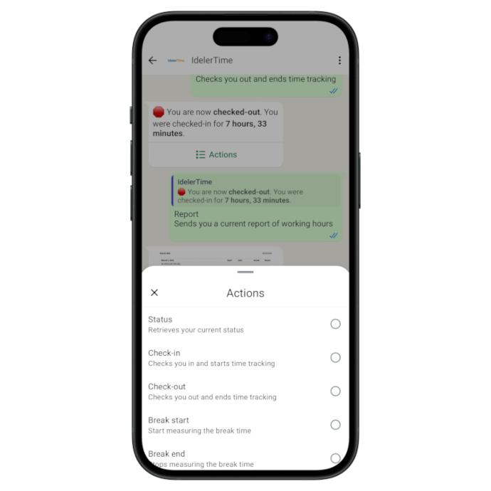 An example of what WhatsApp integration might look like on your smartphone