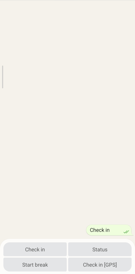Animation af funktionerne i Telegram-integrationen