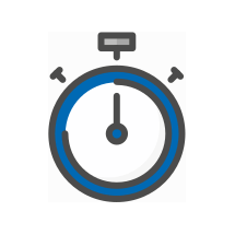 Symbol einer Stopuhr