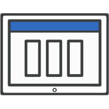 Icon of a tablet